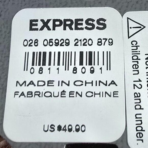 Express Women's Bohemian Brass Plated Beaded Statement Fringe Necklace NWT - Picture 4 of 5